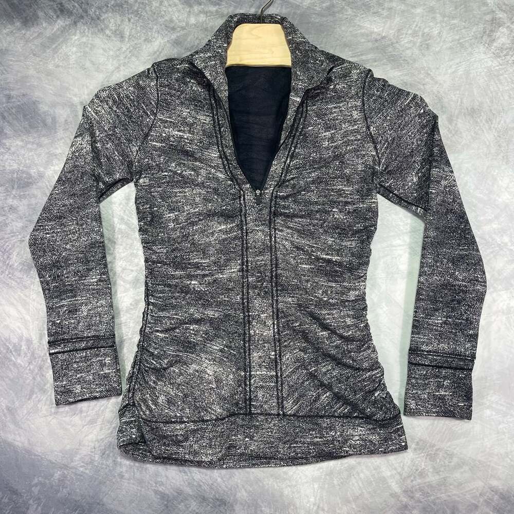 Lululemon Cypress Kiss 1/2 Zip Pullover Size 10 Rush Jacquard